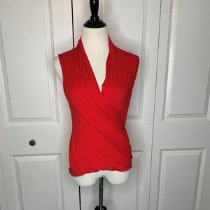 Vince Camuto Sleeveless Faux Wrap Blouse